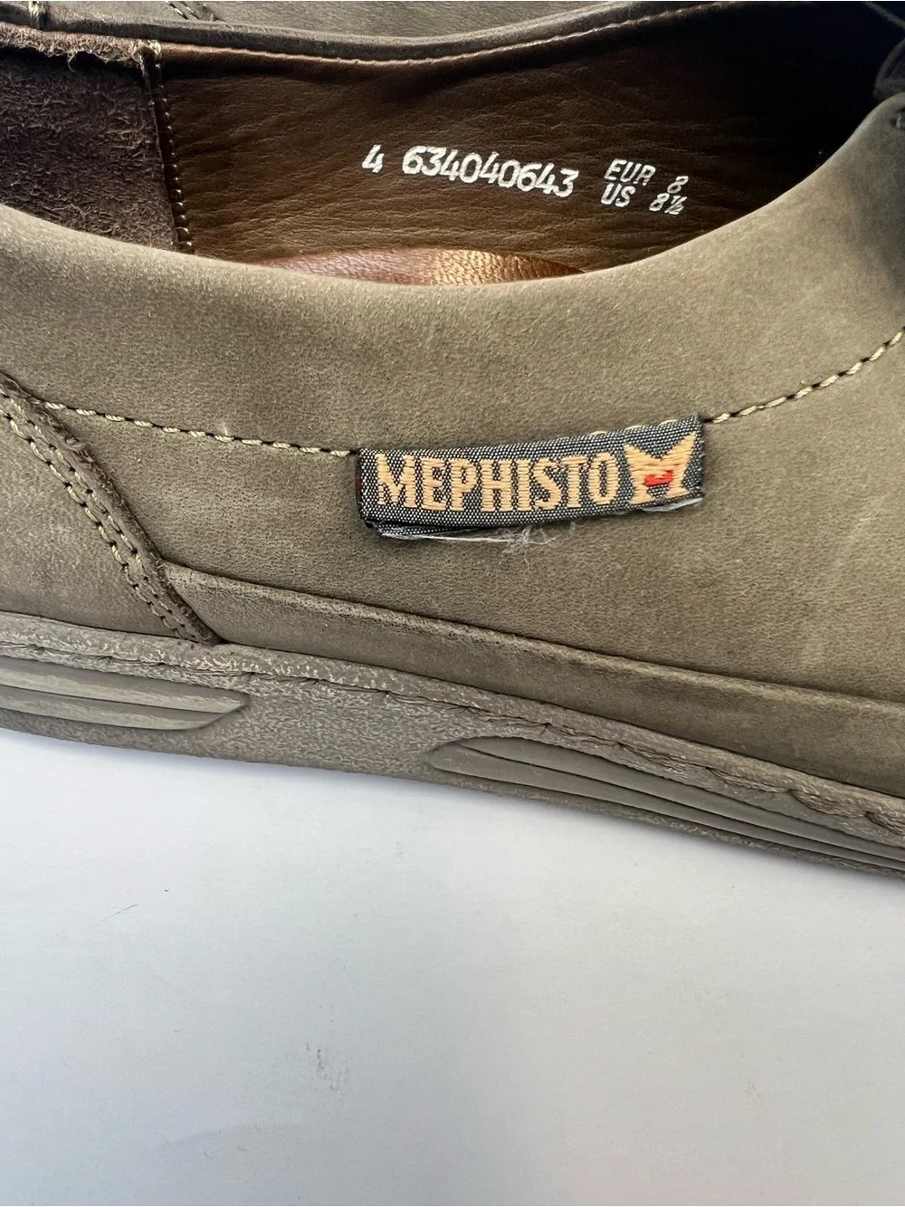 Mephisto Loafers Men’s Size 8.5 Leather Dress Shoes Rare Healthy Walking